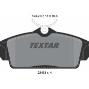 Колодки тормозные дисковые с противошумной пластиной Q+ | перед Textar, арт. 2346302
