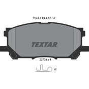 Колодки тормозные дисковые | перед Textar, арт. 2373401