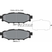 Колодки тормозные дисковые | зад Textar, арт. 2427101