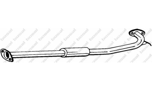 Глушитель выхлопных газов Bosal, средний, арт. 284-259