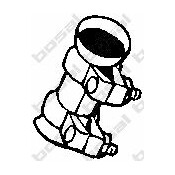 Хомут соединительный выхлопной трубы Bosal, длина 95мм, Ø38мм, арт. 265-135