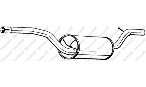 Глушитель выхлопных газов Bosal, задний, арт. 278-711