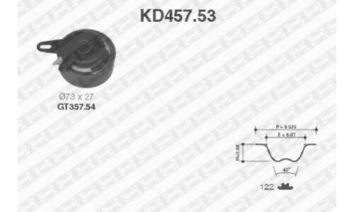 Комплект ремня ГРМ SNR, арт. KD457.53