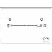 Шланг тормозной | зад Corteco, арт. 19032978