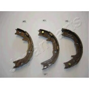 Колодки тормозные барабанные Japan Parts стояночного тормоза, комплект на ось (4 шт), арт. GF-507AF