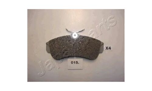 Колодки тормозные дисковые Japan Parts, передние, комплект на ось (4 шт), арт. PA-015AF
