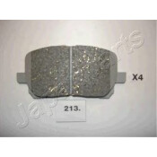 Колодки тормозные дисковые Japan Parts, передние, комплект на ось (4 шт), арт. PA-213AF