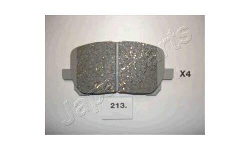 Колодки тормозные дисковые Japan Parts, передние, комплект на ось (4 шт), арт. PA-213AF