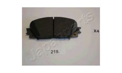 Колодки тормозные дисковые Japan Parts, передние, комплект на ось (4 шт), арт. PA-219AF