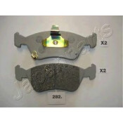Колодки тормозные дисковые Japan Parts, передние, комплект на ось (4 шт), арт. PA-282AF