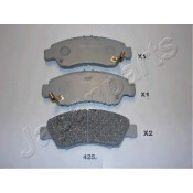 Колодки тормозные дисковые Japan Parts, передние, комплект на ось (4 шт), арт. PA-425AF