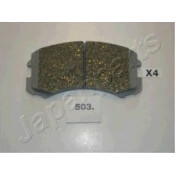 Колодки тормозные дисковые Japan Parts, передние, комплект на ось (4 шт), арт. PA-503AF