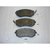 Колодки тормозные дисковые Japan Parts, передние, комплект на ось (4 шт), арт. PA-706AF