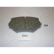 Колодки тормозные дисковые Japan Parts, передние, комплект на ось (4 шт), арт. PA-893AF