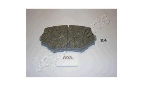 Колодки тормозные дисковые Japan Parts, передние, комплект на ось (4 шт), арт. PA-893AF