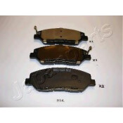 Колодки тормозные дисковые Japan Parts, передние, комплект на ось (4 шт), арт. PA-H14AF