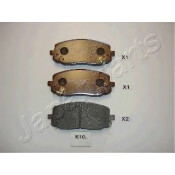 Колодки тормозные дисковые Japan Parts, передние, комплект на ось (4 шт), арт. PA-K10AF