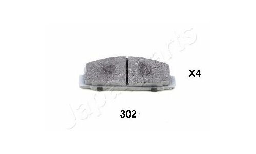 Колодки тормозные дисковые Japan Parts, задние, комплект на ось (4 шт), арт. PP-302AF