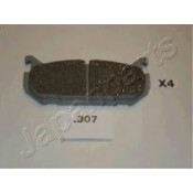 Колодки тормозные дисковые Japan Parts, задние, комплект на ось (4 шт), арт. PP-307AF
