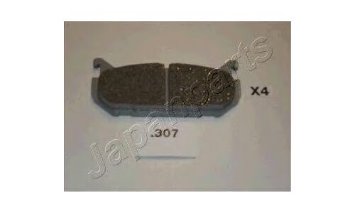 Колодки тормозные дисковые Japan Parts, задние, комплект на ось (4 шт), арт. PP-307AF