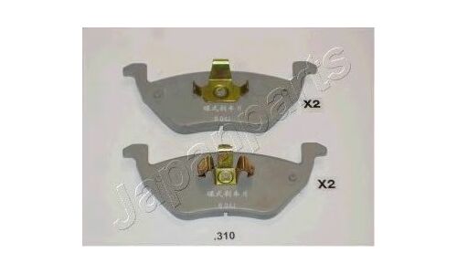 Колодки тормозные дисковые Japan Parts, задние, комплект на ось (4 шт), арт. PP-310AF