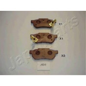 Колодки тормозные дисковые Japan Parts, задние, комплект на ось (4 шт), арт. PP-404AF