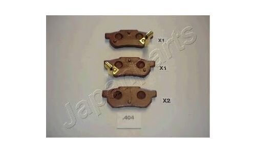 Колодки тормозные дисковые Japan Parts, задние, комплект на ось (4 шт), арт. PP-404AF