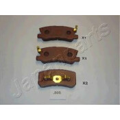 Колодки тормозные дисковые Japan Parts, задние, комплект на ось (4 шт), арт. PP-505AF