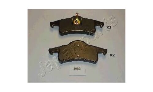 Колодки тормозные дисковые Japan Parts, задние, комплект на ось (4 шт), арт. PP-992AF