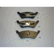 Колодки тормозные дисковые Japan Parts, задние, комплект на ось (4 шт), арт. PP-993AF
