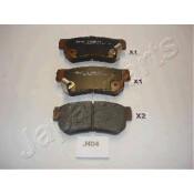 Колодки тормозные дисковые Japan Parts, задние, комплект на ось (4 шт), арт. PP-H04AF