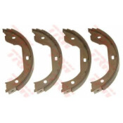 Колодки тормозные барабанные TRW, комплект на ось (4 шт), арт. GS8478