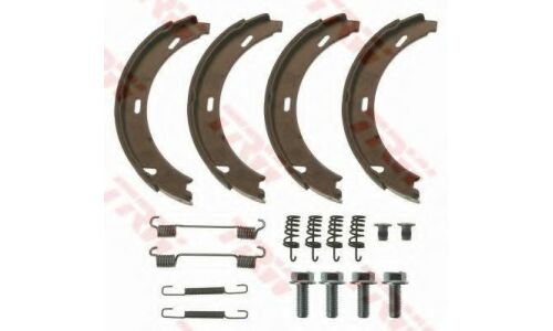 Колодки тормозные барабанные TRW, комплект на ось (4 шт), арт. GS8481
