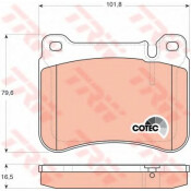 Колодки дисковые TRW, арт. GDB1693