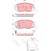 Колодки дисковые TRW, арт. GDB3409