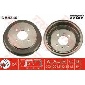 Барабан тормозной TRW, арт. DB4240