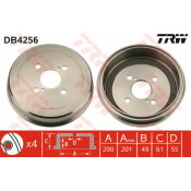 Барабан тормозной TRW, арт. DB4256