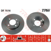 Диск тормозной TRW, арт. DF1516 Диск тормозной TRW, арт. DF1516