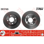 Диск тормозной TRW, передний, арт. DF2765