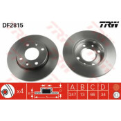Диск тормозной TRW, арт. DF2815 Диск тормозной TRW, арт. DF2815