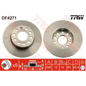 Диск тормозной TRW, арт. DF4271 Диск тормозной TRW, арт. DF4271