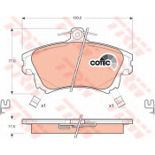 Колодки дисковые TRW, арт. GDB1313