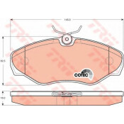 Колодки дисковые TRW, арт. GDB1478