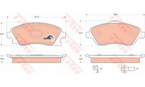 Колодки дисковые TRW, арт. GDB1570