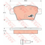 Колодки дисковые TRW, арт. GDB1620