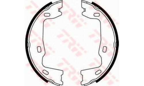 Колодки тормозные барабанные TRW, комплект на ось (4 шт), арт. GS8223