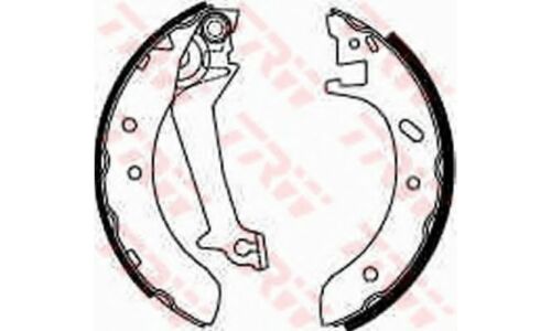Колодки тормозные барабанные TRW, комплект на ось (4 шт), арт. GS8537