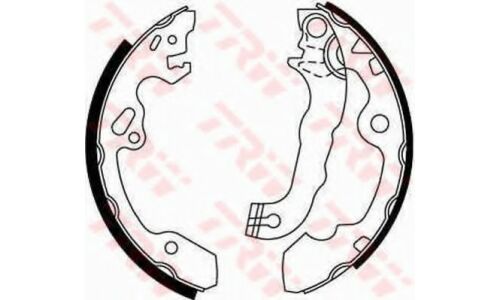 Колодки тормозные барабанные TRW, комплект на ось (4 шт), арт. GS8636