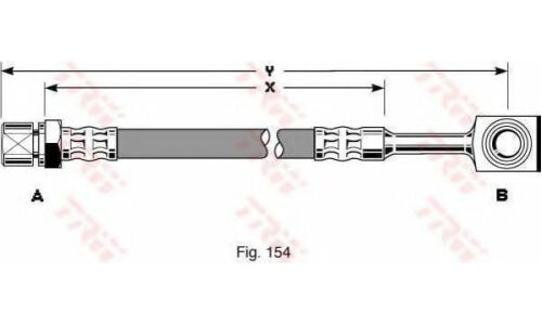 Шланг тормозной TRW, арт. PHD288