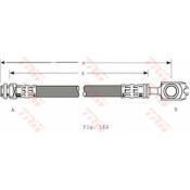 Шланг тормозной TRW, арт. PHD349